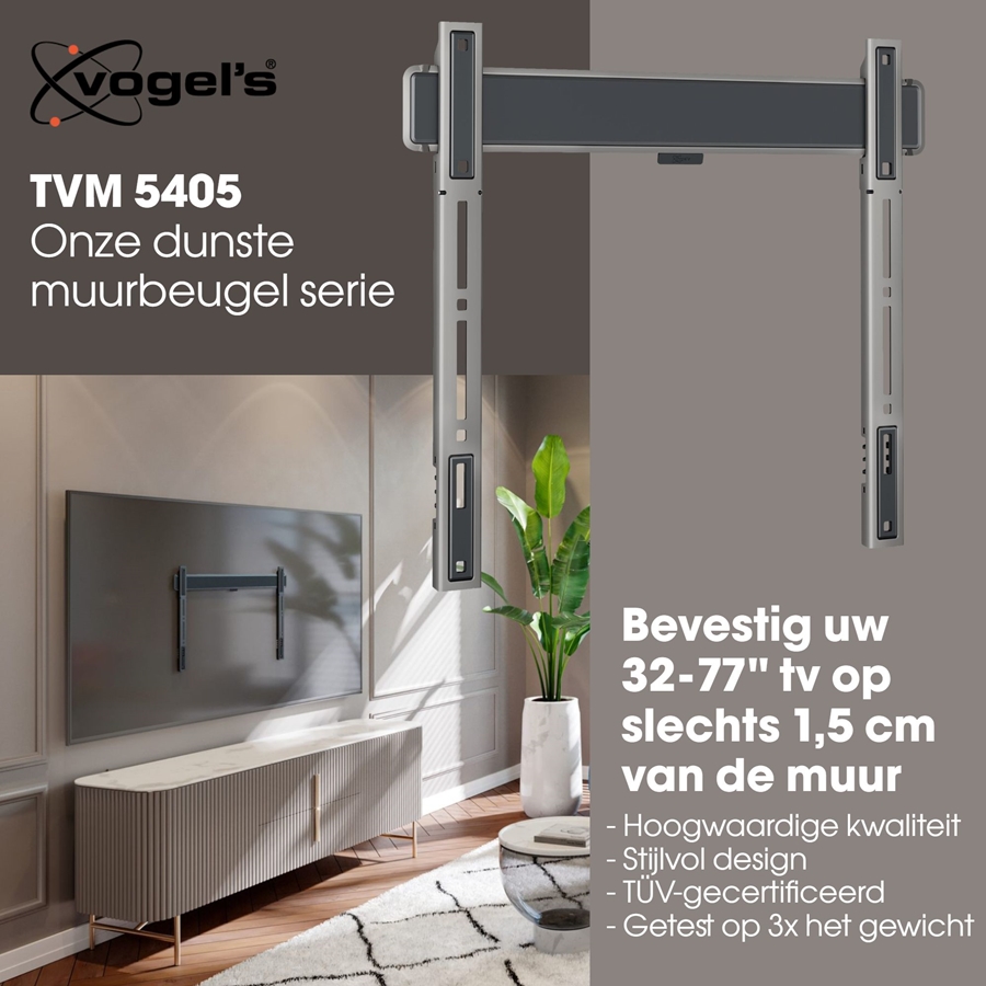 Vogel's ELITE TVM 5405 | Vaste tv-beugel | 32-77" 4